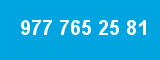 977 765 25 81 977 765 25 81